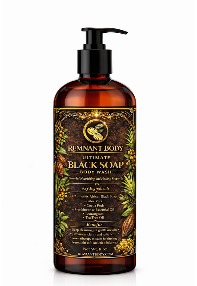 Authentic African Black Soap Body Wash