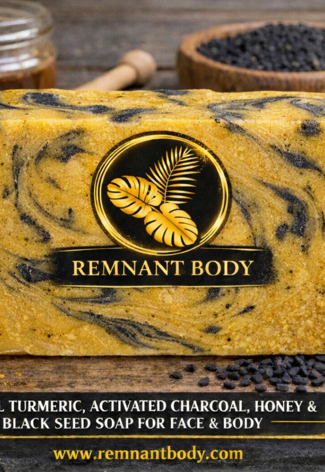 Turmeric + Charcoal Glow Bar Face & Body Soap