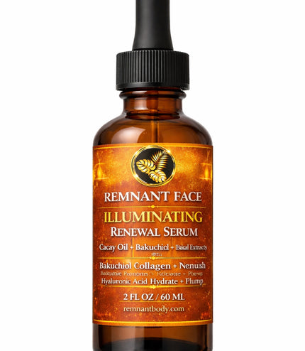 Remnant Face Illuminating Renewal Serum Face & Neck
 Brightening + Firming Facial Oil Serum | 2 FL OZ / 60 ML