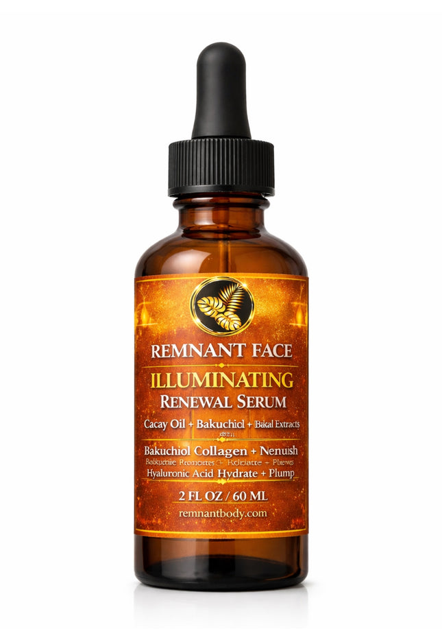 Remnant Face Illuminating Renewal Serum Face & Neck
 Brightening + Firming Facial Oil Serum | 2 FL OZ / 60 ML