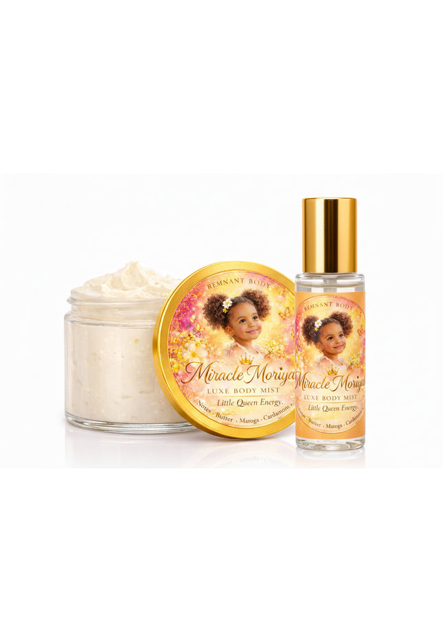 Miracle Moriyah , 4oz Shea Buttercream & Body Oil Mist spray set