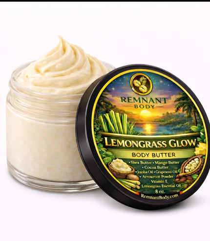 Lemongrass Glow 8oz body butter