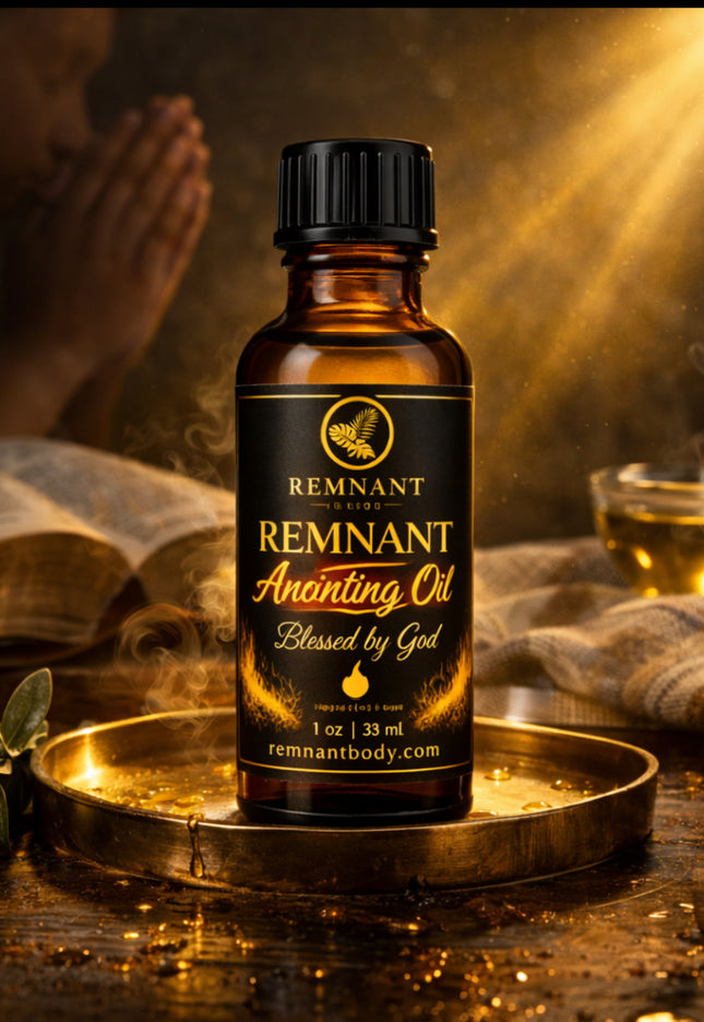 Remnant Anointing Oil  Anoint. Pray. Believe.