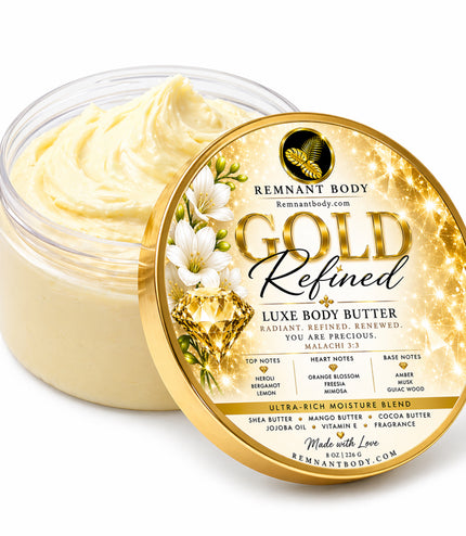 Gold Refined Body Butter 2 pc gift set