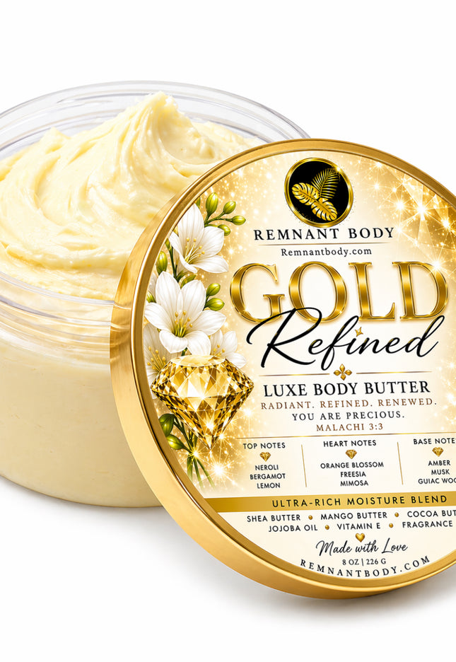 Gold Refined Body Butter 2 pc gift set