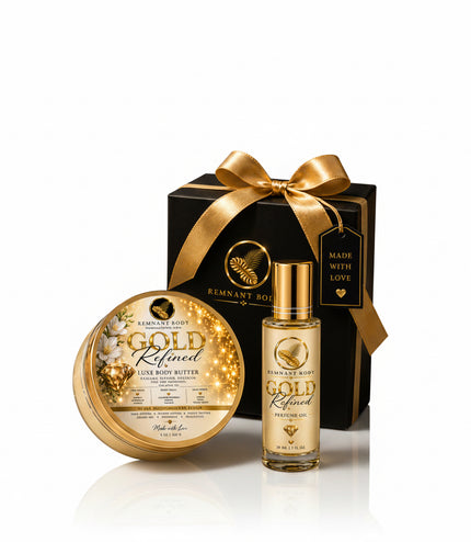 Gold Refined Body Butter 2 pc gift set