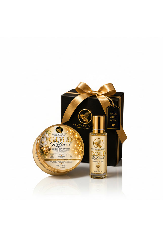 Gold Refined Body Butter 2 pc gift set