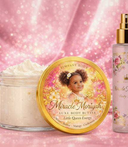 Miracle Moriyah , 4oz Shea Buttercream & Body Oil Mist spray set
