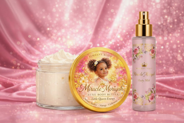 Miracle Moriyah , 4oz Shea Buttercream & Body Oil Mist spray set