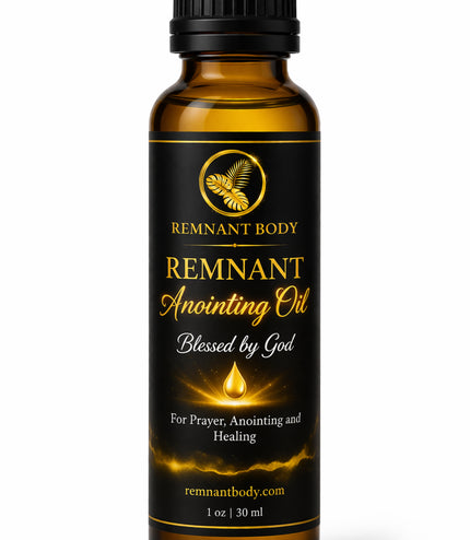 Remnant Anointing Oil  Anoint. Pray. Believe.