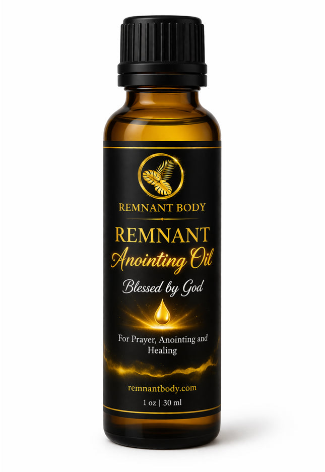 Remnant Anointing Oil  Anoint. Pray. Believe.