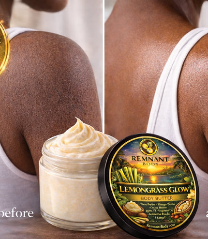 Lemongrass Glow 8oz body butter
