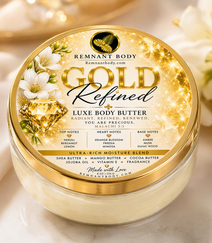 Gold Refined Body Butter 2 pc gift set