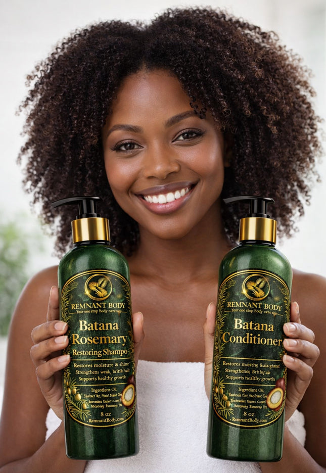 Batana Rosemary Shampoo & Conditioner Set